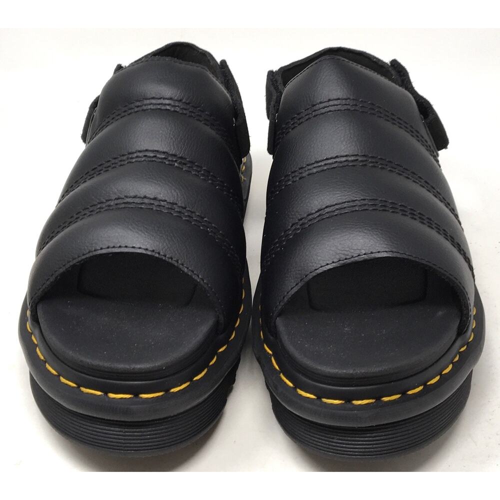 Dr Martens Kole Athena Women's Size 10 Black Leather Strap Slingback Sandals - Picture 4 of 8